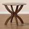 Baxton Studio Tilde Walnut Brown Finished 35-Inch-Wide Round Wood Dining Table 169-10901 - alternate 6